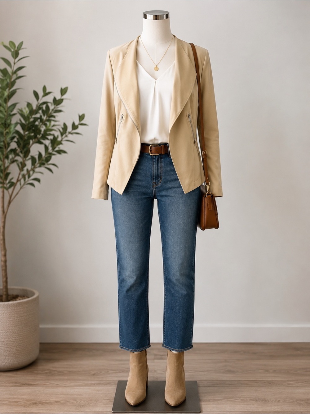 Women’s open front jacket